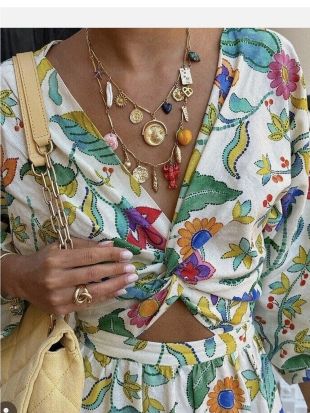 NWT ZARA Floral Printed Linen Blend Maxi - Picture 2 of 6